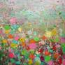 I live in rural Kent, and love to follow the passing seasons and note the subtle shift in colour and tone in the landscape with each passing week.
This painting is an impressionistic and colourful depiction of landscape.
I use acrylic paintings, employ washes and large brushstrokes on the canvas before flicking, dripping and using palette knives to create a vibrant and interesting surface.
This 30x40cm painting is unframed. It has white painted edges and is strung with picture cord ready to hang.