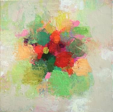 Print of Abstract Floral Paintings by Sandy Dooley