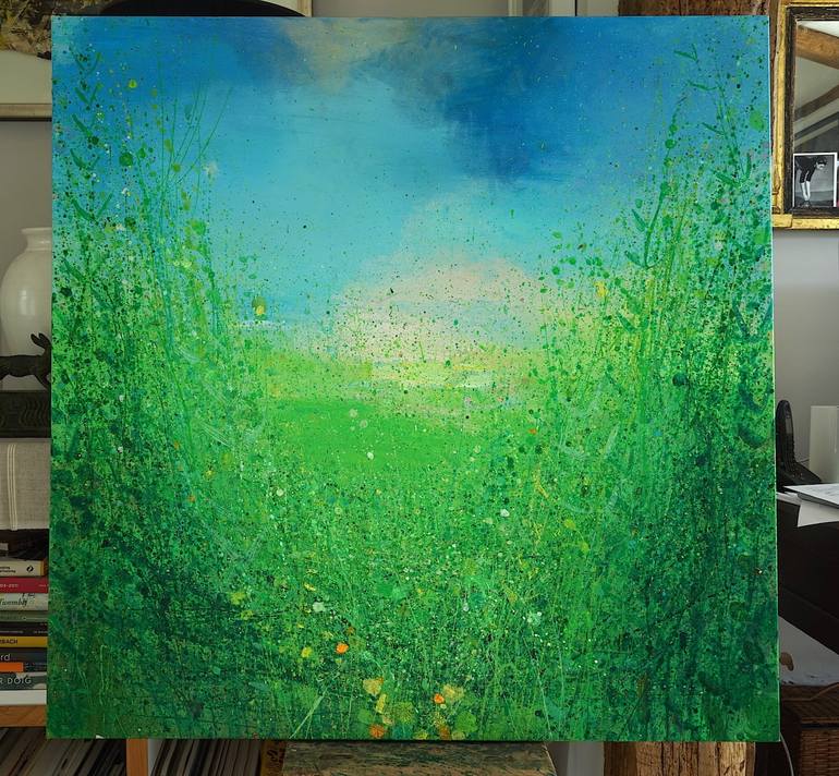 Original Abstract Landscape Painting by Sandy Dooley