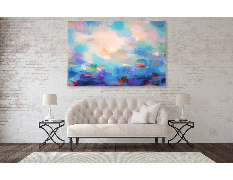 Original Impressionism Abstract Painting by Sandy Dooley