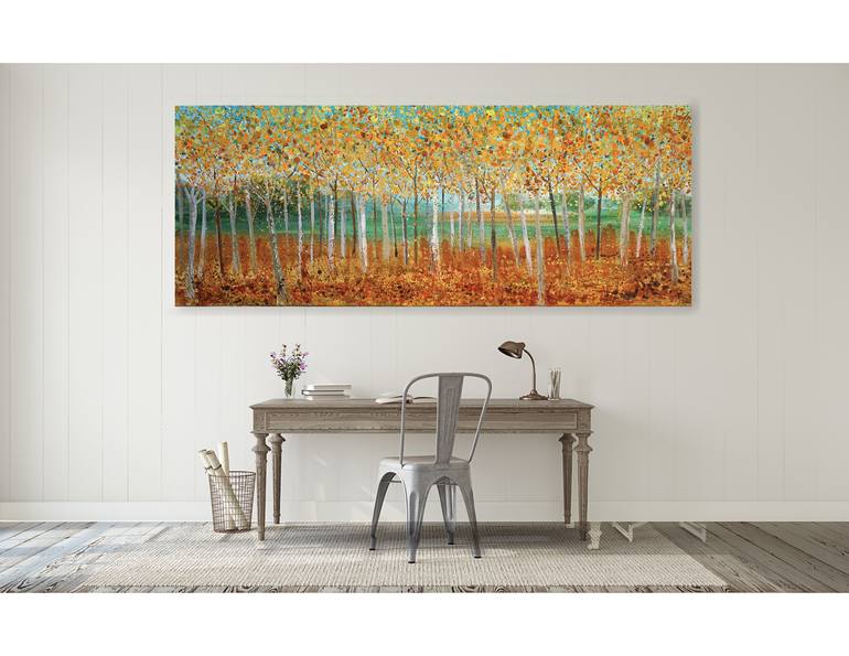 Original Abstract Landscape Painting by Sandy Dooley