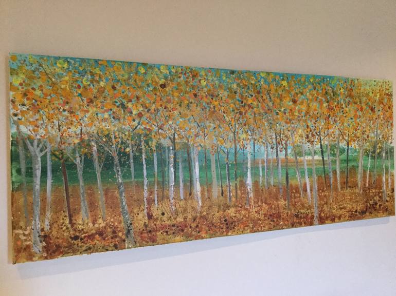 Original Abstract Landscape Painting by Sandy Dooley