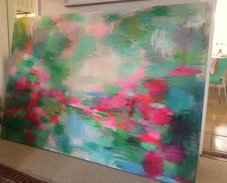 Original Abstract Landscape Painting by Sandy Dooley