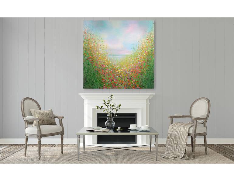 Original Abstract Landscape Painting by Sandy Dooley