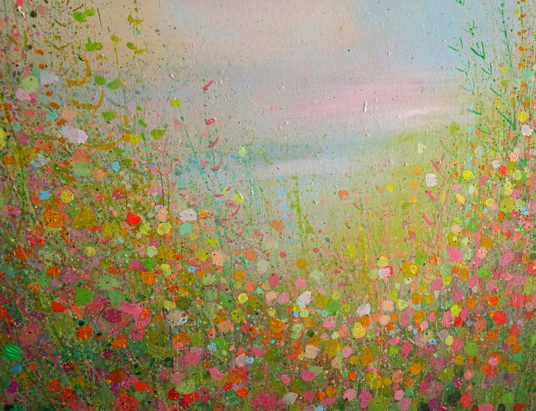 Original Abstract Landscape Painting by Sandy Dooley