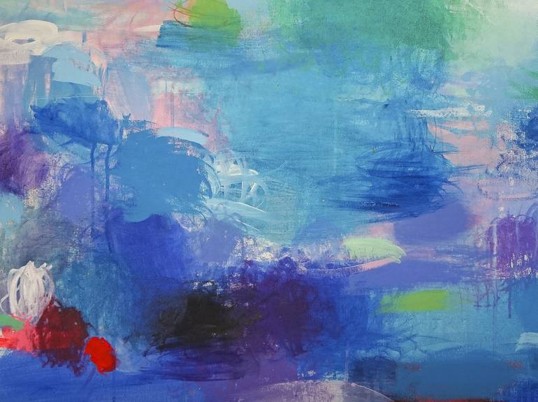 Original Impressionism Abstract Painting by Sandy Dooley