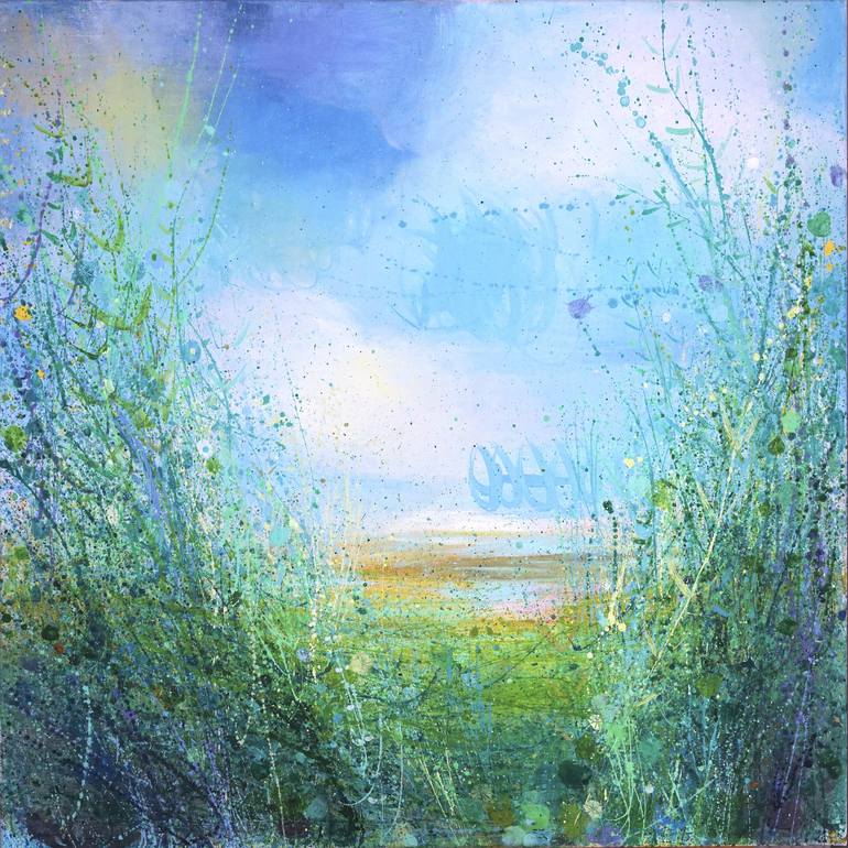 Rainy August Painting by Sandy Dooley | Saatchi Art