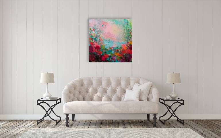 Original Abstract Landscape Painting by Sandy Dooley