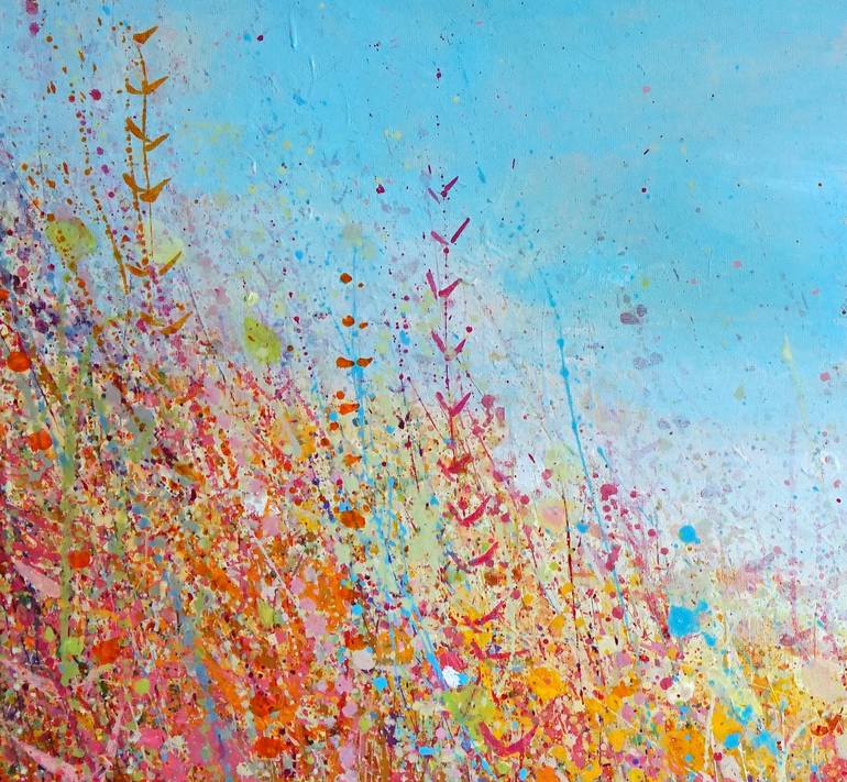 Original Abstract Landscape Painting by Sandy Dooley