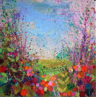 Original Abstract Landscape Paintings by Sandy Dooley