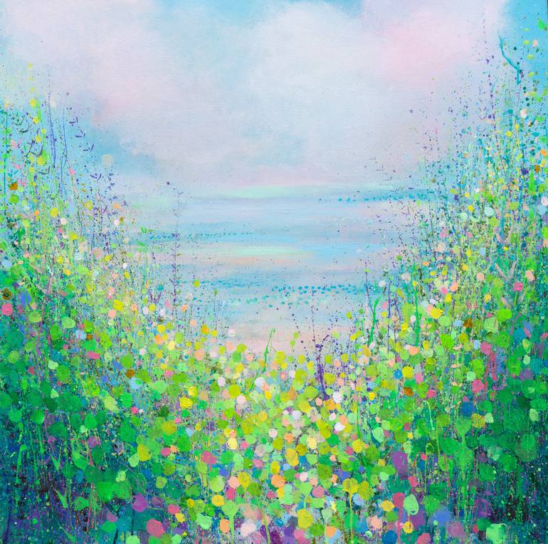 Original Abstract Landscape Paintings by Sandy Dooley