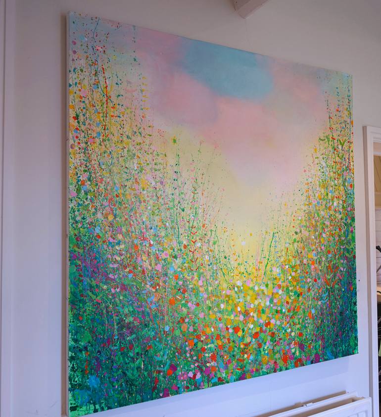 Original Abstract Landscape Painting by Sandy Dooley