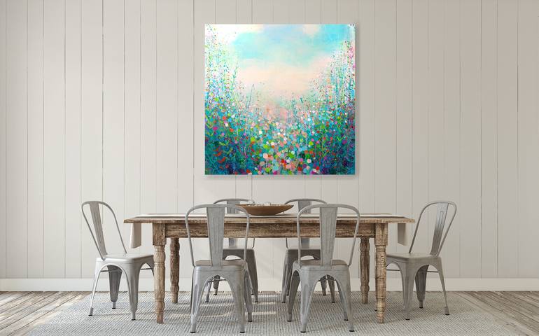 Original Abstract Landscape Painting by Sandy Dooley