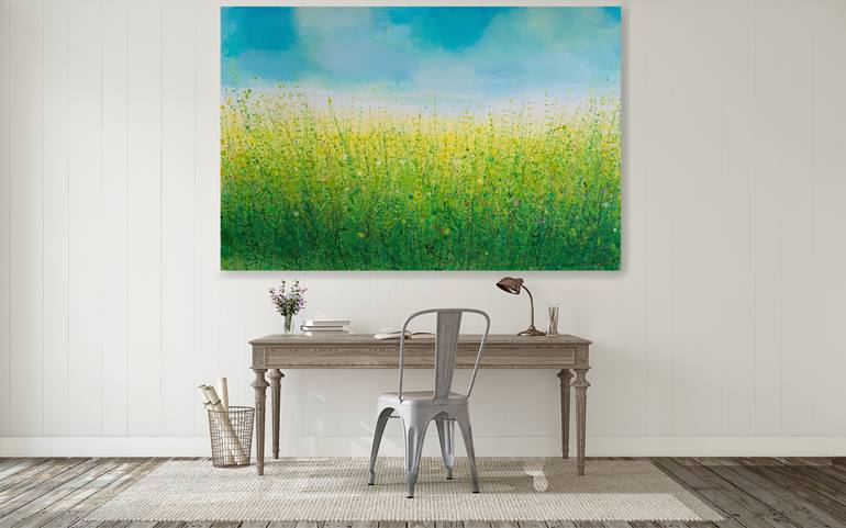 Original Abstract Landscape Painting by Sandy Dooley