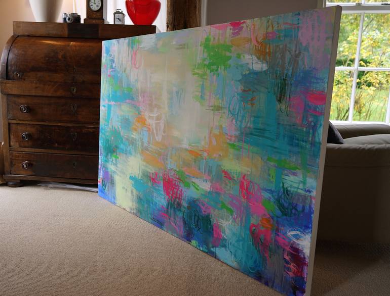 Original Abstract Expressionism Abstract Painting by Sandy Dooley