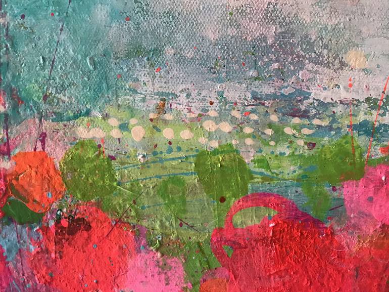 Original Abstract Landscape Painting by Sandy Dooley