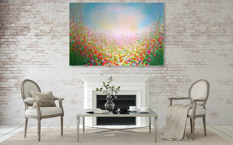 Original Abstract Landscape Painting by Sandy Dooley