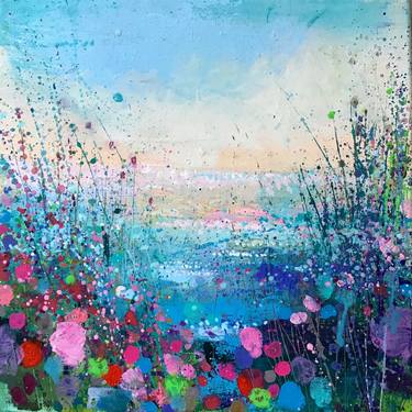 Original Abstract Landscape Paintings by Sandy Dooley