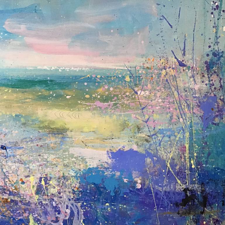 Original Abstract Landscape Painting by Sandy Dooley