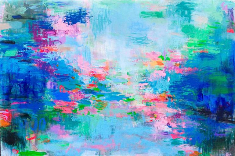 Original Impressionism Abstract Painting by Sandy Dooley