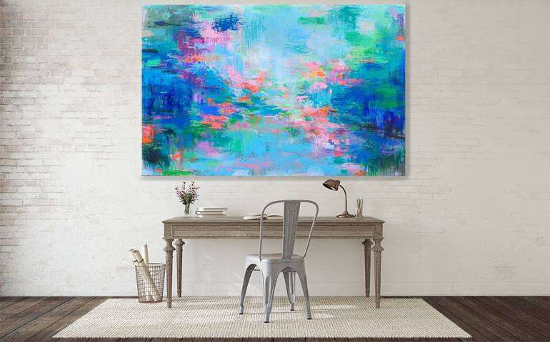 Original Impressionism Abstract Painting by Sandy Dooley