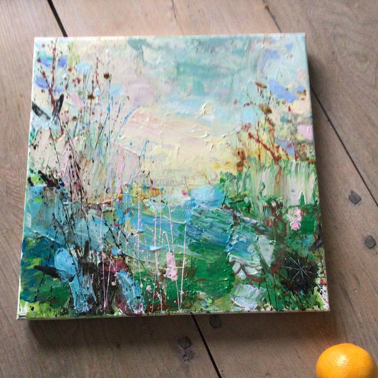 Original Abstract Landscape Painting by Sandy Dooley