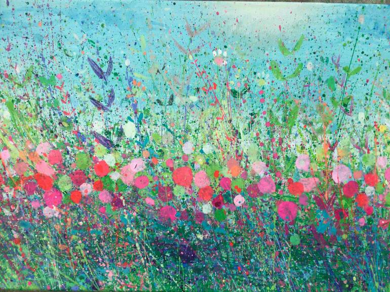 Original Abstract Landscape Painting by Sandy Dooley