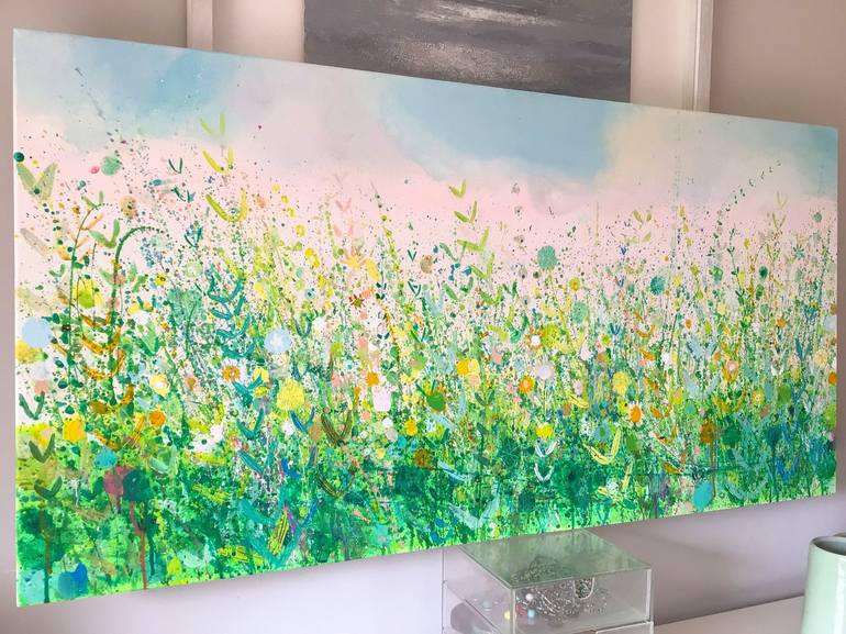 Original Abstract Landscape Painting by Sandy Dooley