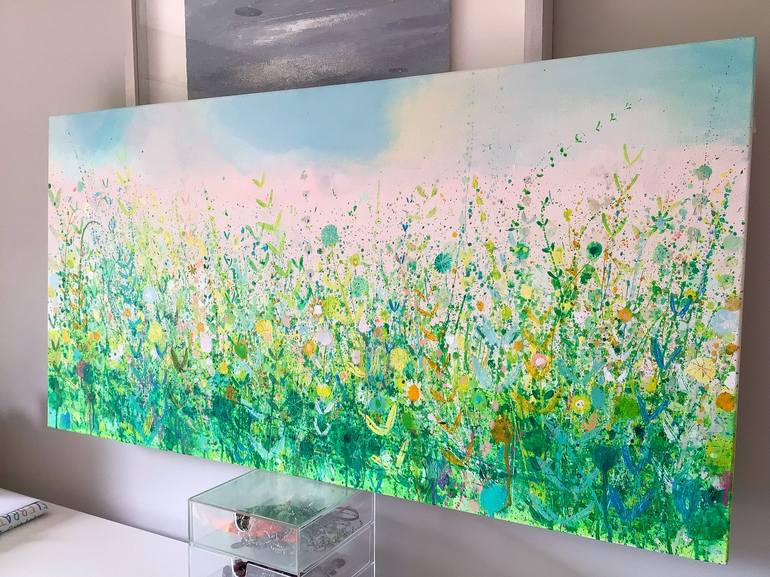 Original Abstract Landscape Painting by Sandy Dooley