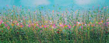Champagne Summer, hand embellished print - Limited Edition of 10 thumb