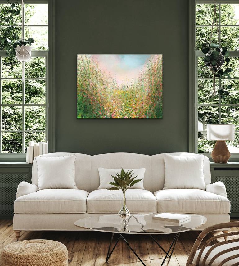 Original Abstract Landscape Painting by Sandy Dooley