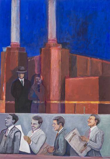 Print of Figurative Cities Paintings by Norma Trosman