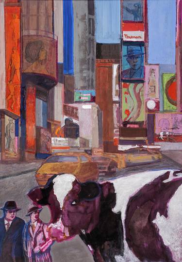 Print of Figurative Cities Paintings by Norma Trosman