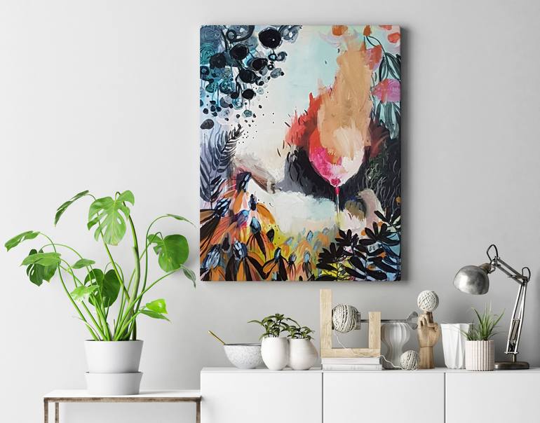 Original Expressionism Botanic Painting by Kasia Gawron