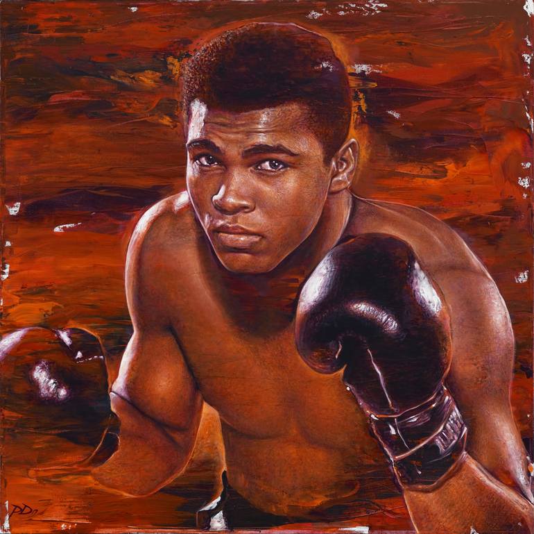 Muhammad Ali 9 Aka Cassius Clay Painting By Paul Daniels Saatchi Art