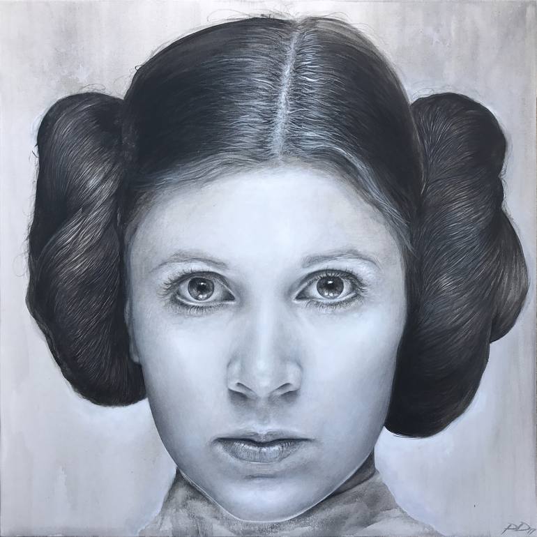 Princess Leia Painting by Paul Daniels | Saatchi Art