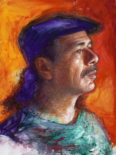 "Portrait of Carlos" (Carlos Santana) thumb