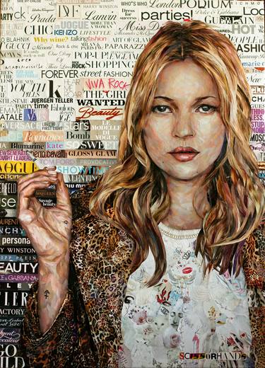 Print of Realism Pop Culture/Celebrity Collage by Alina Pivnenko