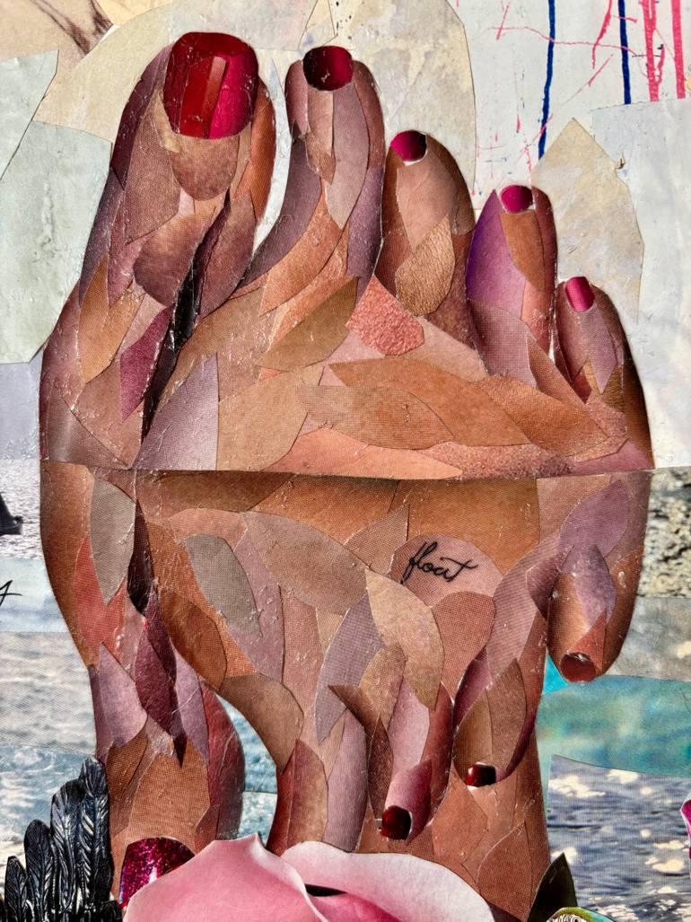 Original Surrealism Women Collage by Alina Pivnenko