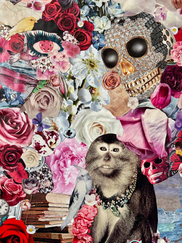Original Surrealism Women Collage by Alina Pivnenko