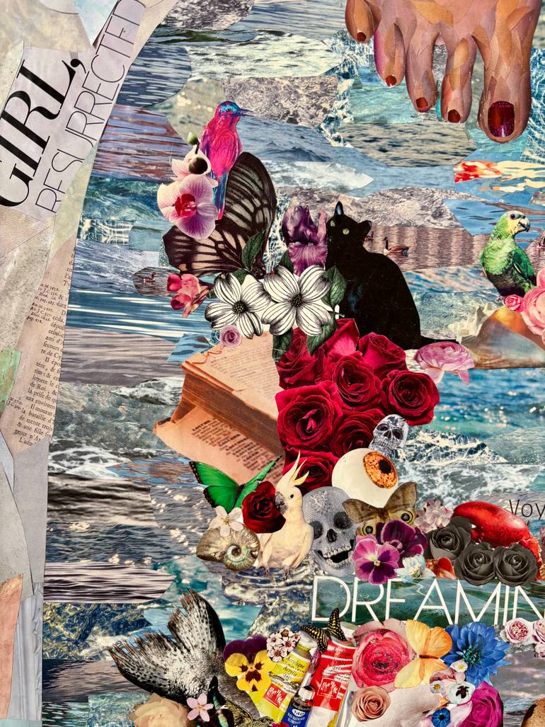 Original Surrealism Women Collage by Alina Pivnenko
