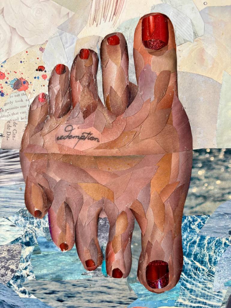 Original Surrealism Women Collage by Alina Pivnenko