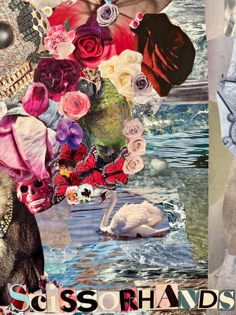 Original Surrealism Women Collage by Alina Pivnenko