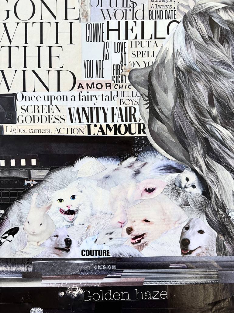 Original Modernism Cinema Collage by Alina Pivnenko