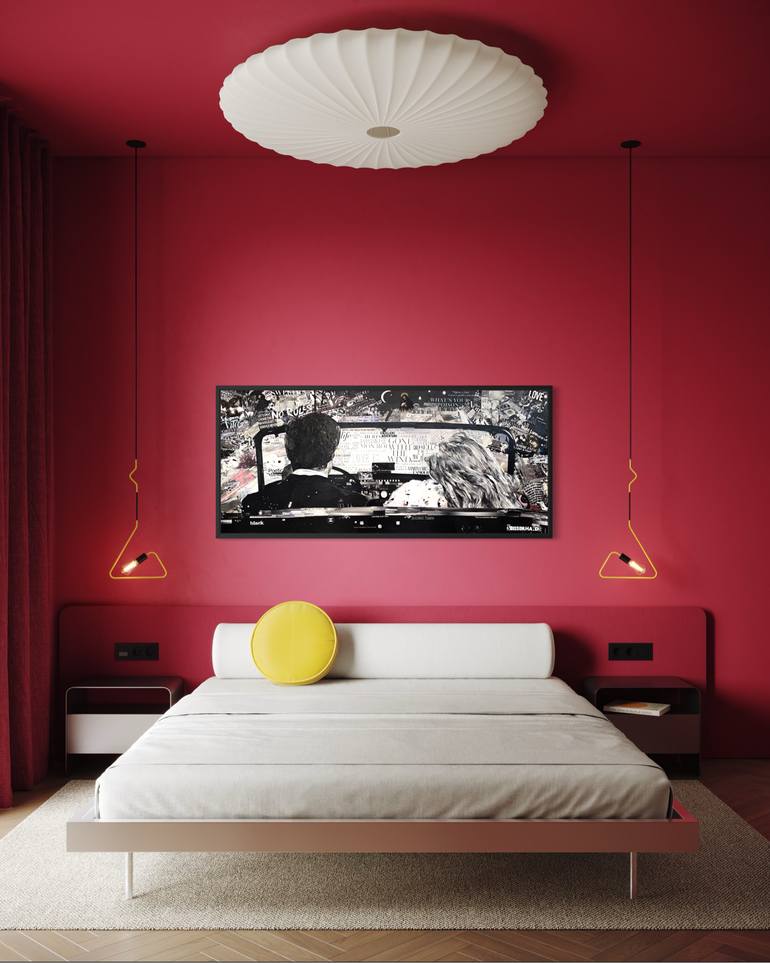 Original Modernism Cinema Collage by Alina Pivnenko