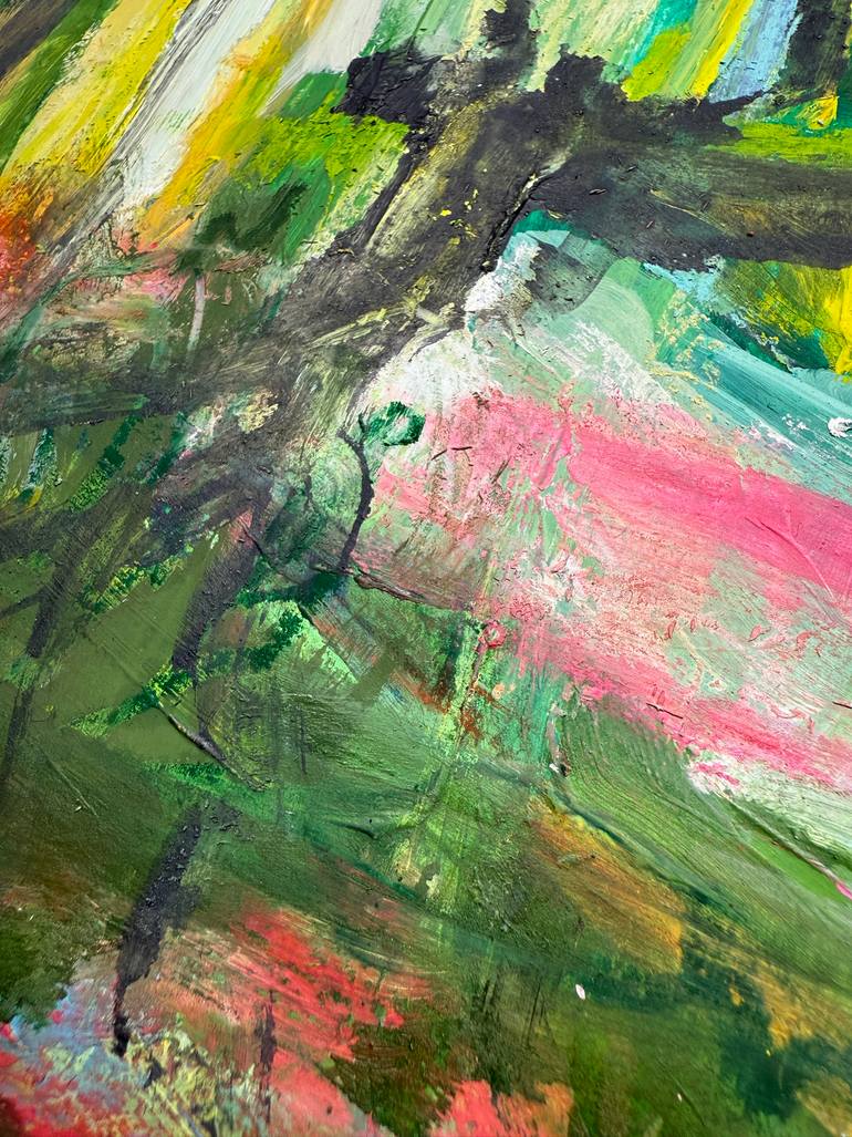 Original Expressionism Landscape Painting by Andrea Doering