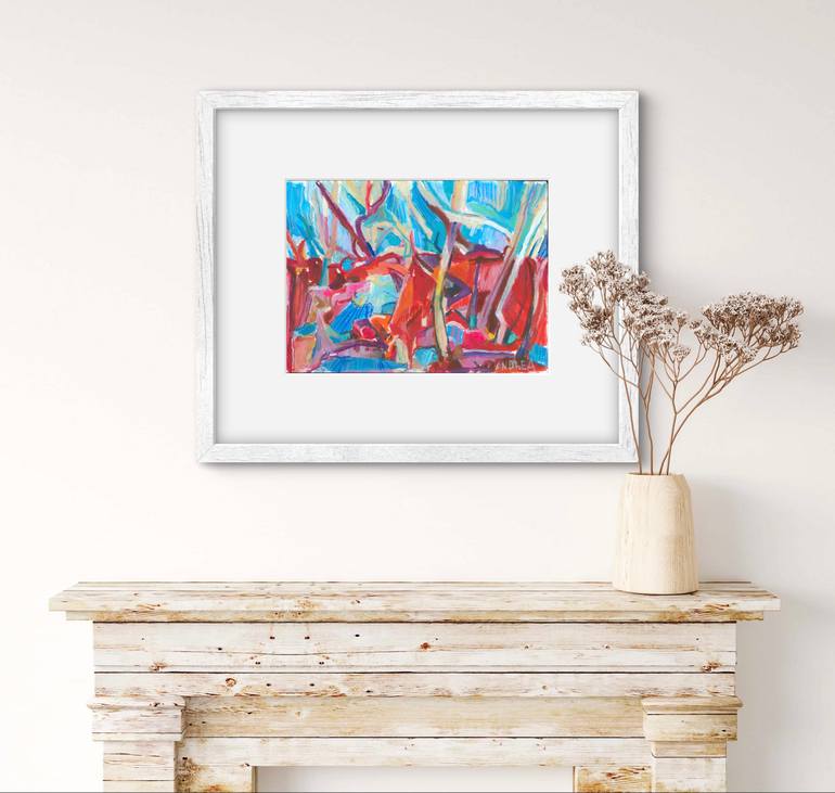 Original Expressionism Landscape Painting by Andrea Doering