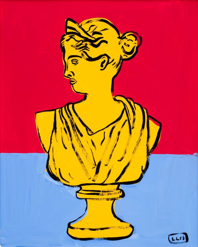 Original Classical mythology Painting by Lara Meintjes