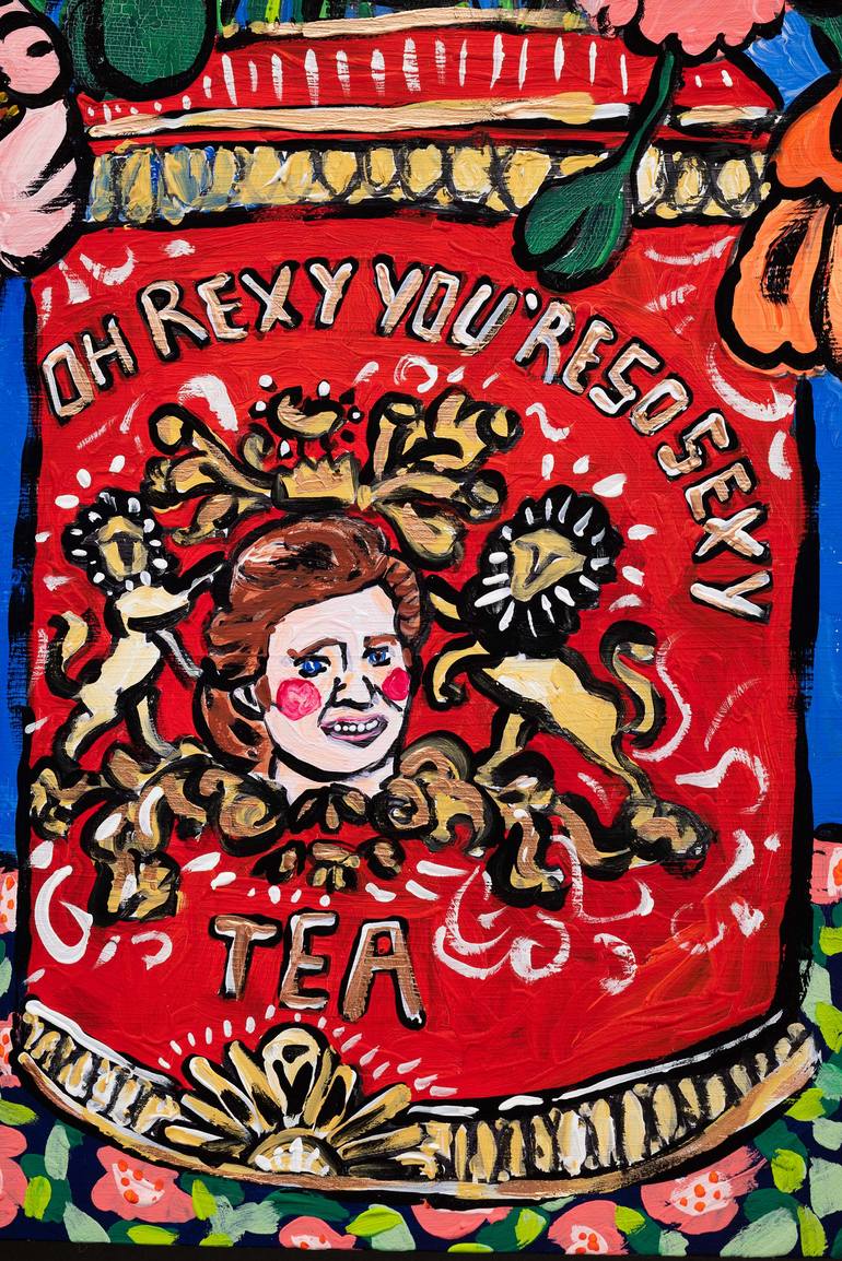 Original Folk Pop Culture/Celebrity Painting by Lara Meintjes