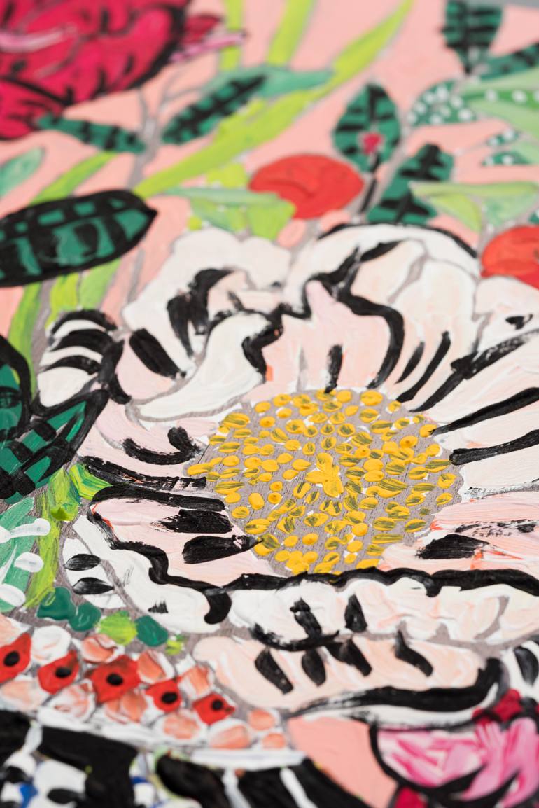 Original Contemporary Floral Painting by Lara Meintjes